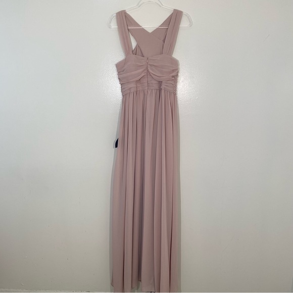 LuLus Divine Inspiration Blush Halter Maxi Dress size M - Picture 9 of 15